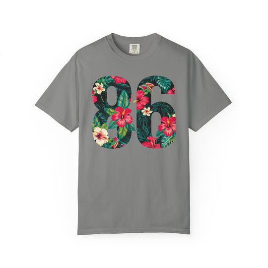86 Floral Number Tropical Hibiscus Mens WUNDERLAND Heritage Short Sleeve Tee