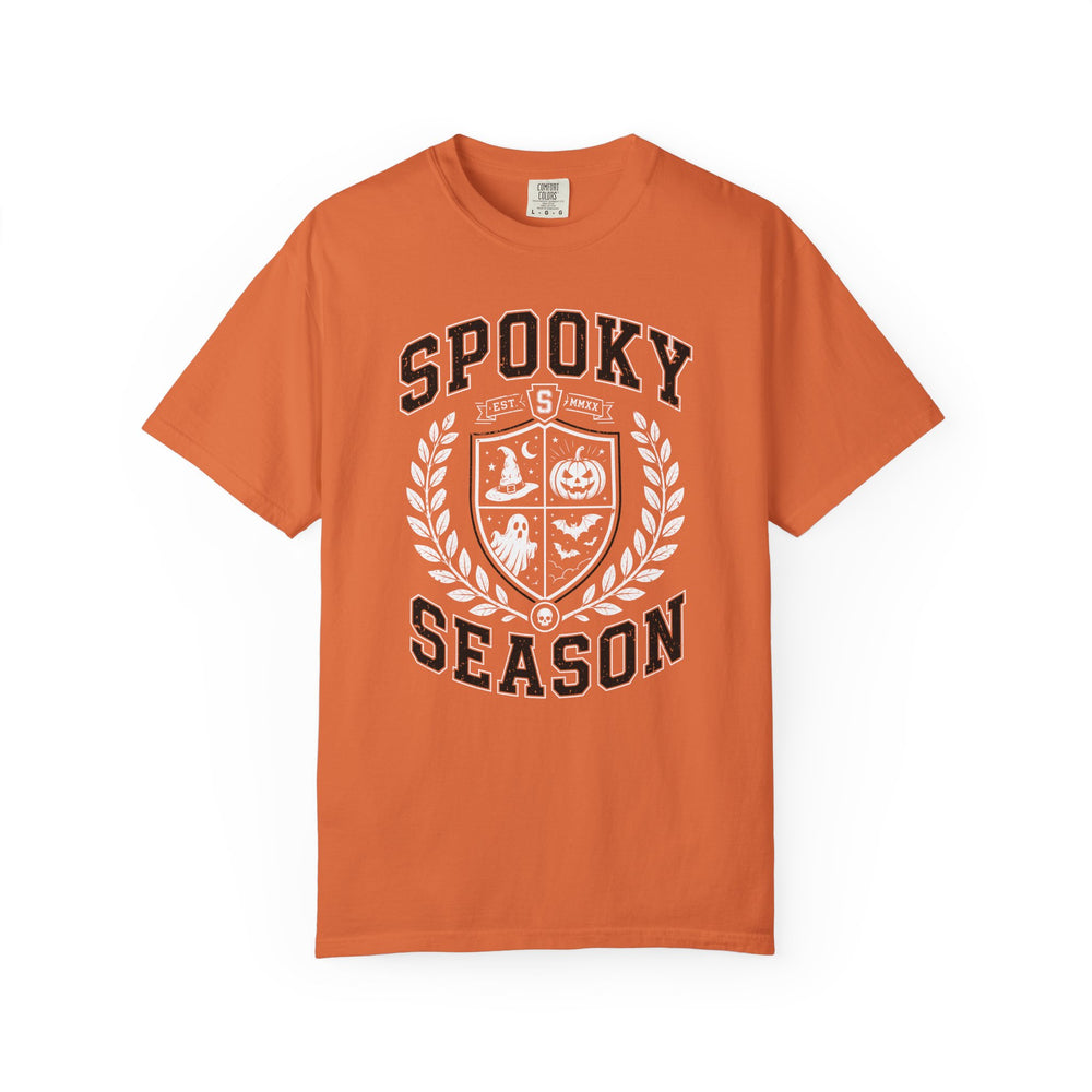 Spooky Season Crest Womens WUNDERLAND Halloween Booteek Short Sleeve Tee