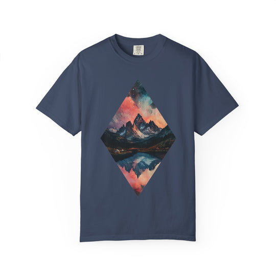 Diamond Mountain Landscape Mens WUNDERLAND Vibes Short Sleeve Tee