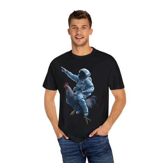 Chicken Run Astronaut Mens WUNDERLAND Short Sleeve Tee