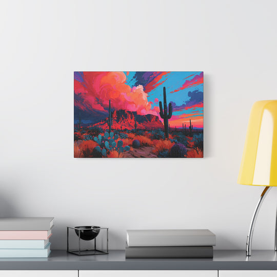 Sunrise Desert Skies Canvas Wall Art