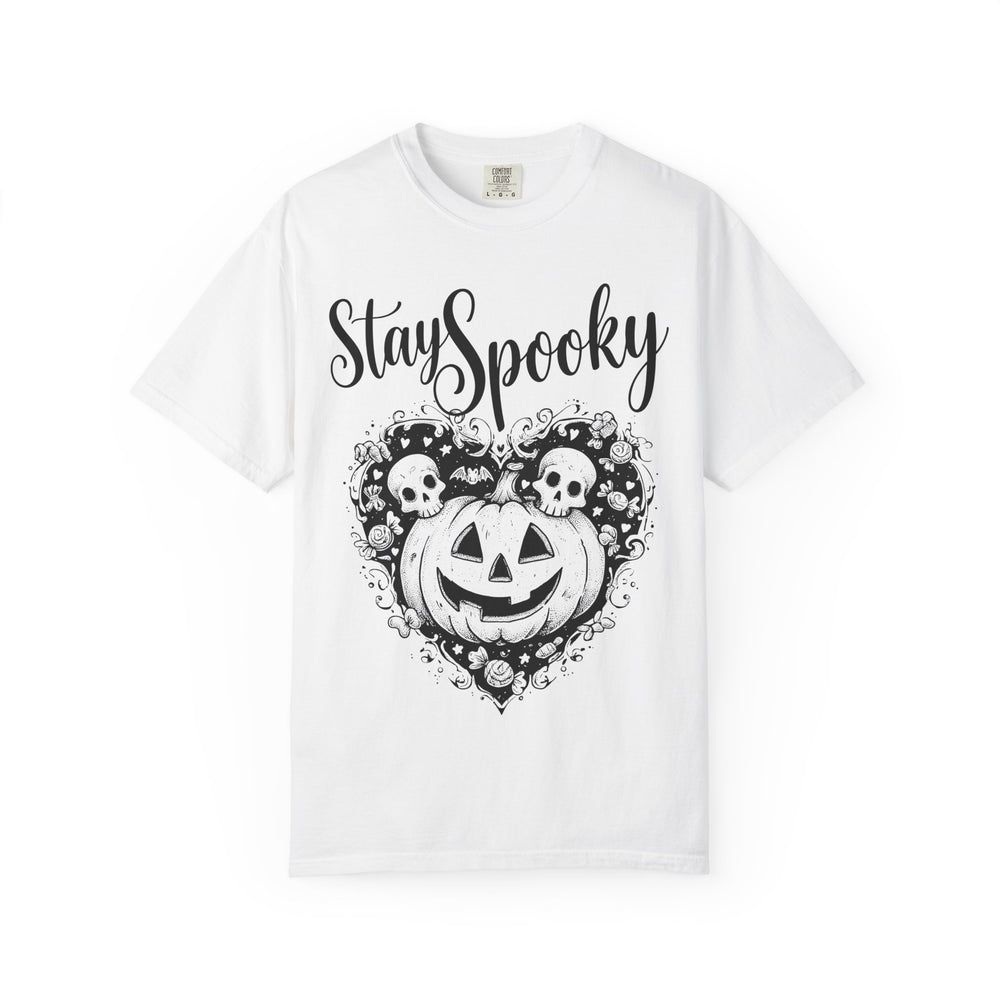Stay Spooky Womens WUNDERLAND Backyard Dept Halloween Booteek Short Sleeve Tee