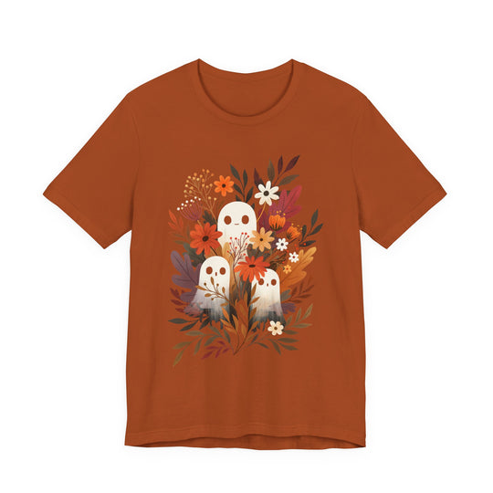 Autumn Ghosts Cute Fall Floral Women&