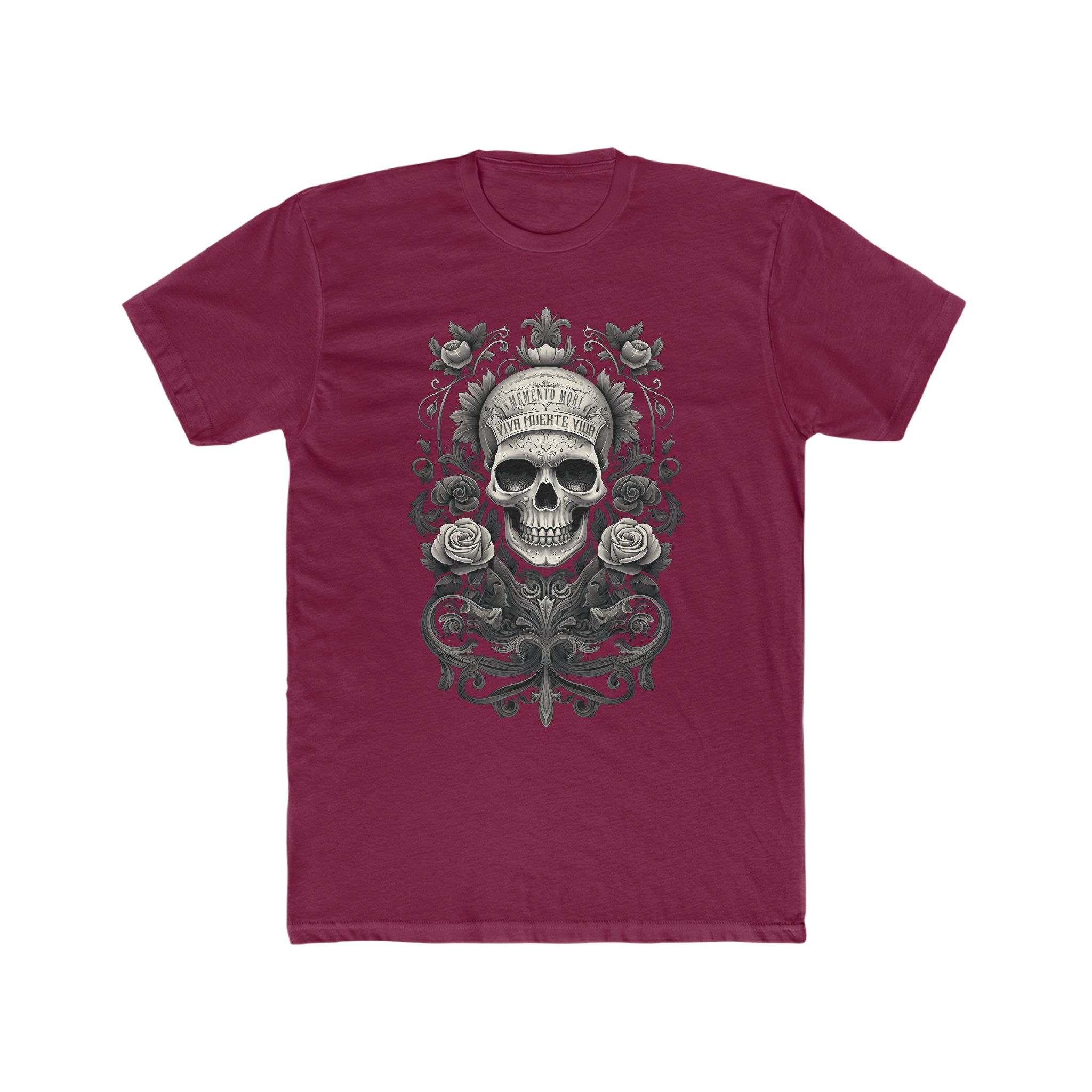 Muerte Scroll Skull Graphic Tee