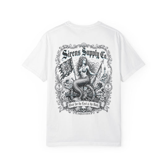 Siren Supply Company Mermaid Mens AQUA VIDA Short Sleeve Tee