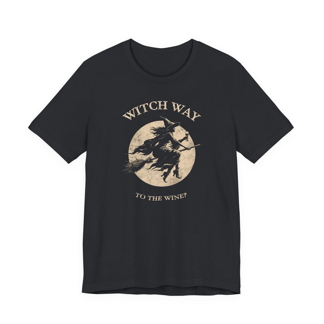 Witch Way To The Wine?  Vintage Witch Moon Women&
