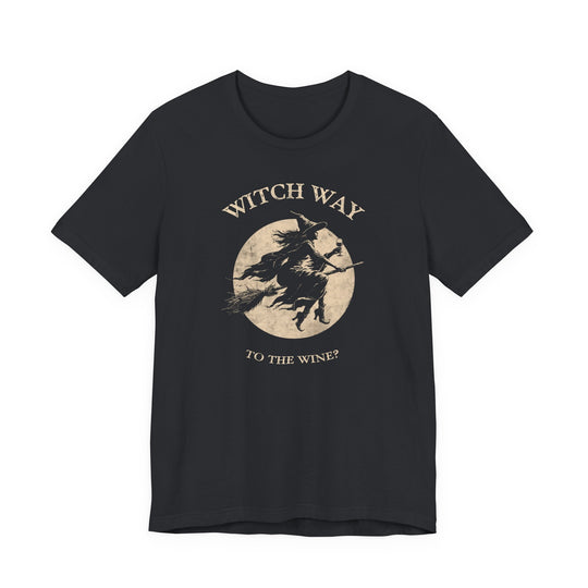 Witch Way To The Wine?  Vintage Witch Moon Women&