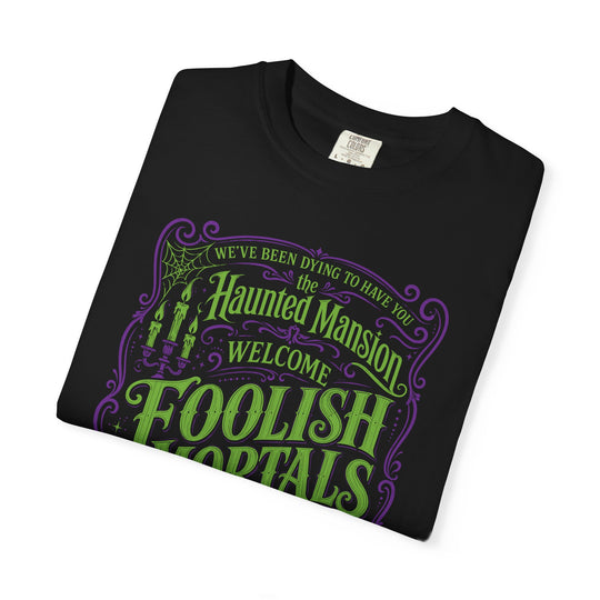 Foolish Mortals Womens WUNDERLAND Halloween Booteek Short Sleeve Tee