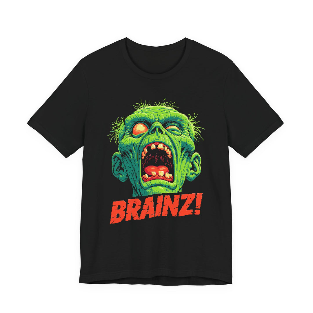 Brainz Retro 8 bit Horror Zombie Men&