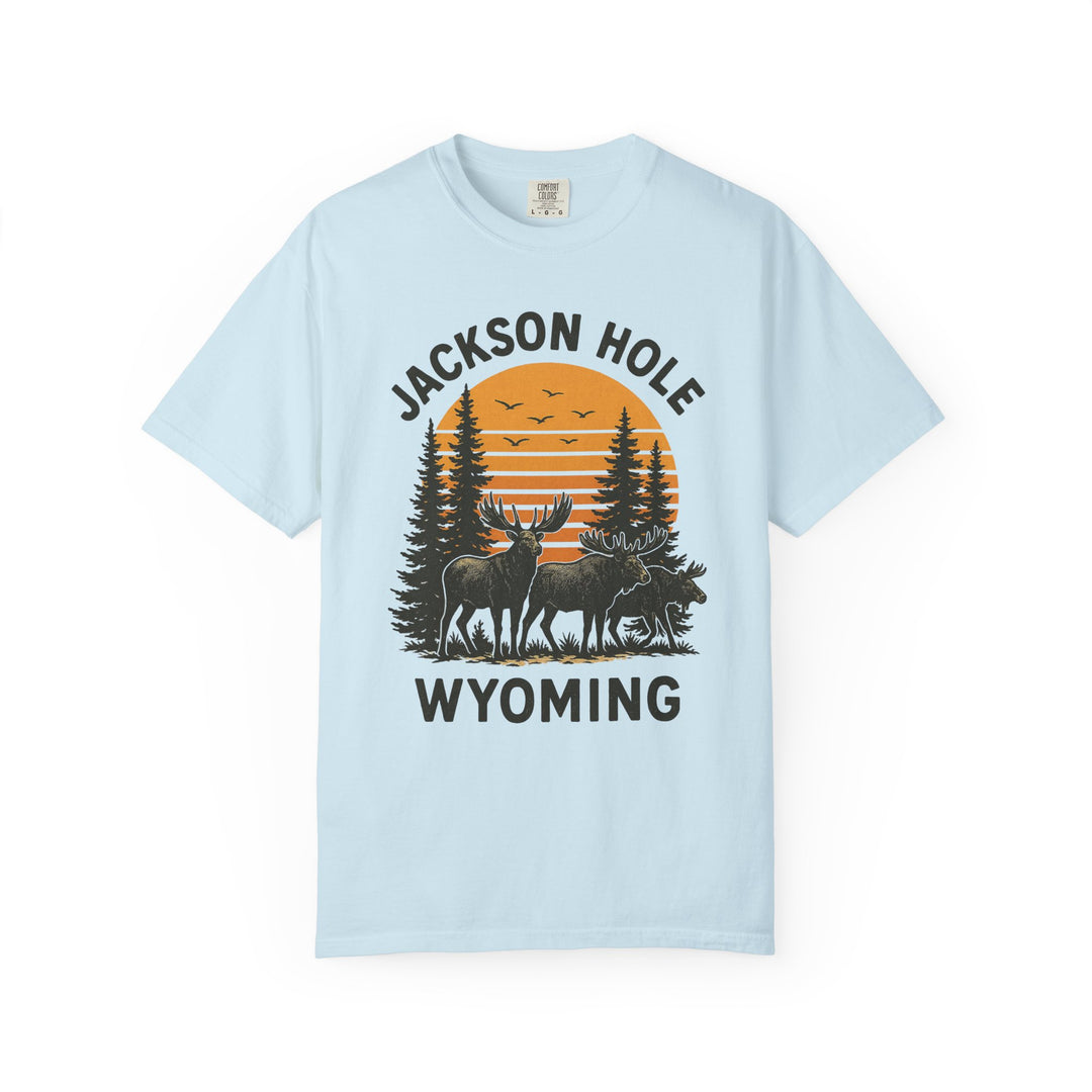JACKSON HOLE WYOMING DEERS Mens WUNDERLAND Heritage Short Sleeve Tee