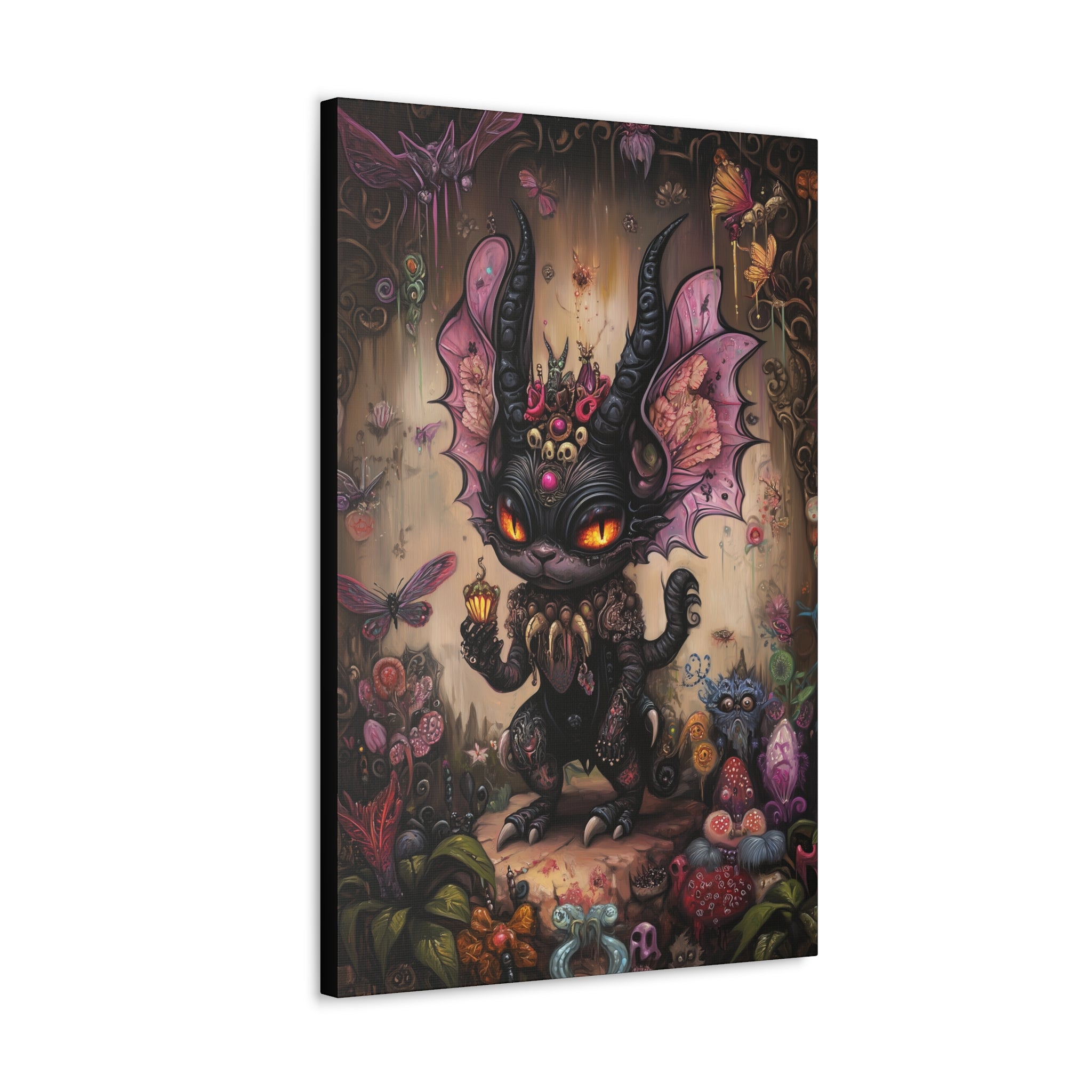 Dwelling In The Deep Dark Canvas Print