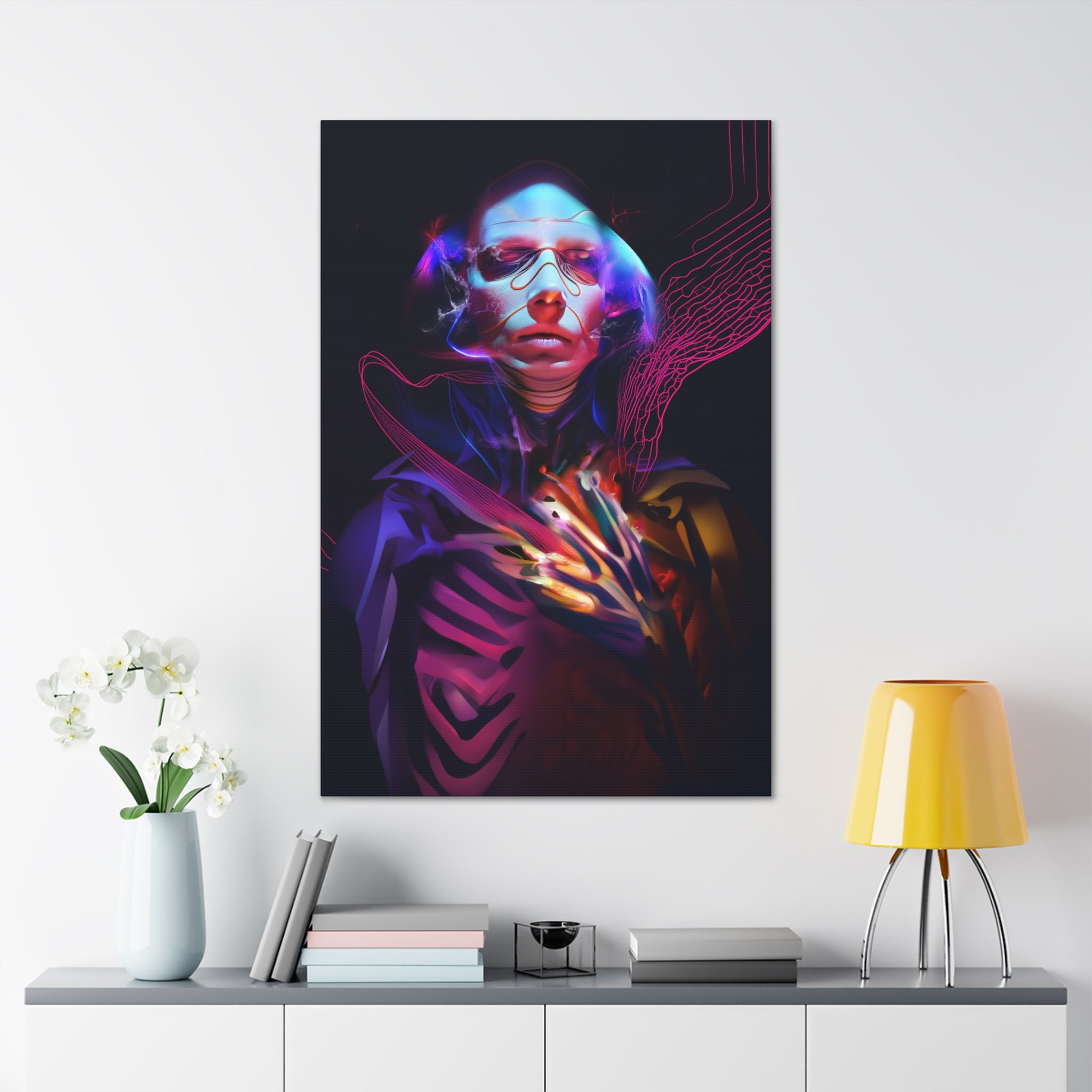 The Burning Undercurrent Canvas Print