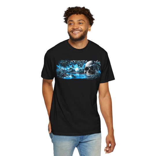 Isla De La Muerta Mermaids Mens AQUA VIDA Short Sleeve Tee