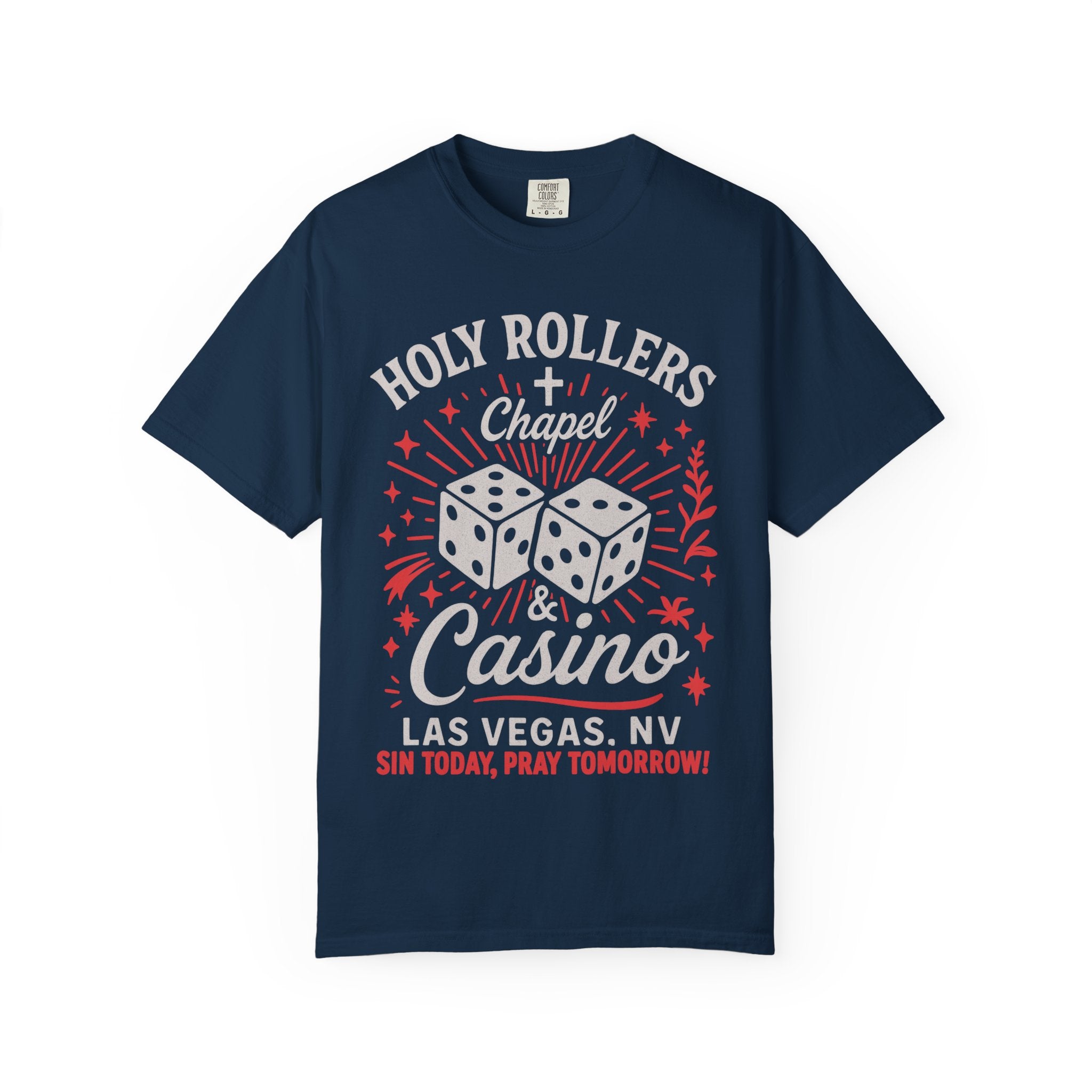 HOLY ROLLERS CASINO Mens WUNDERLAND Short Sleeve Tee