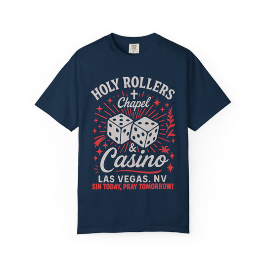HOLY ROLLERS CASINO Mens WUNDERLAND Short Sleeve Tee