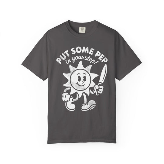 Put Some Pep In Your Step Mens WUNDERLAND Backyard Dept Halloween Booteek Short Sleeve Tee