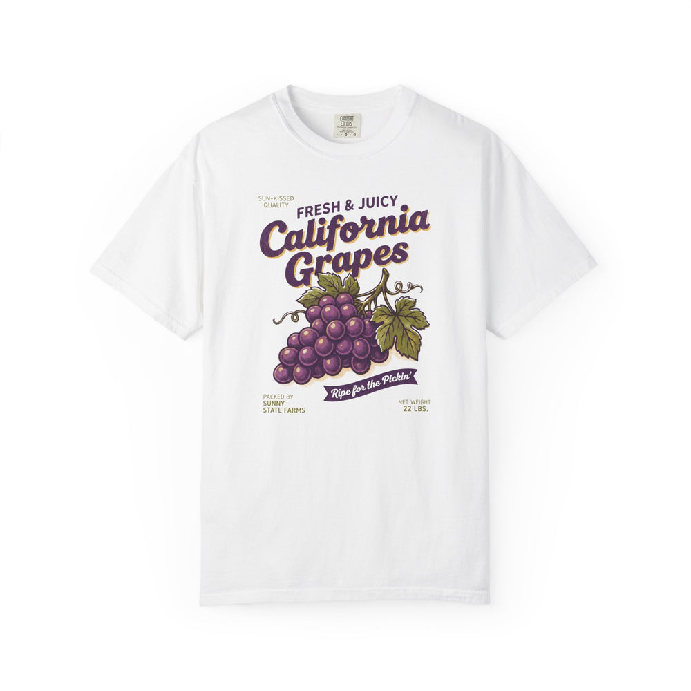 California Grapes Womens L'Atomique Relaxed Fit Comfort Colors Graphic Tee