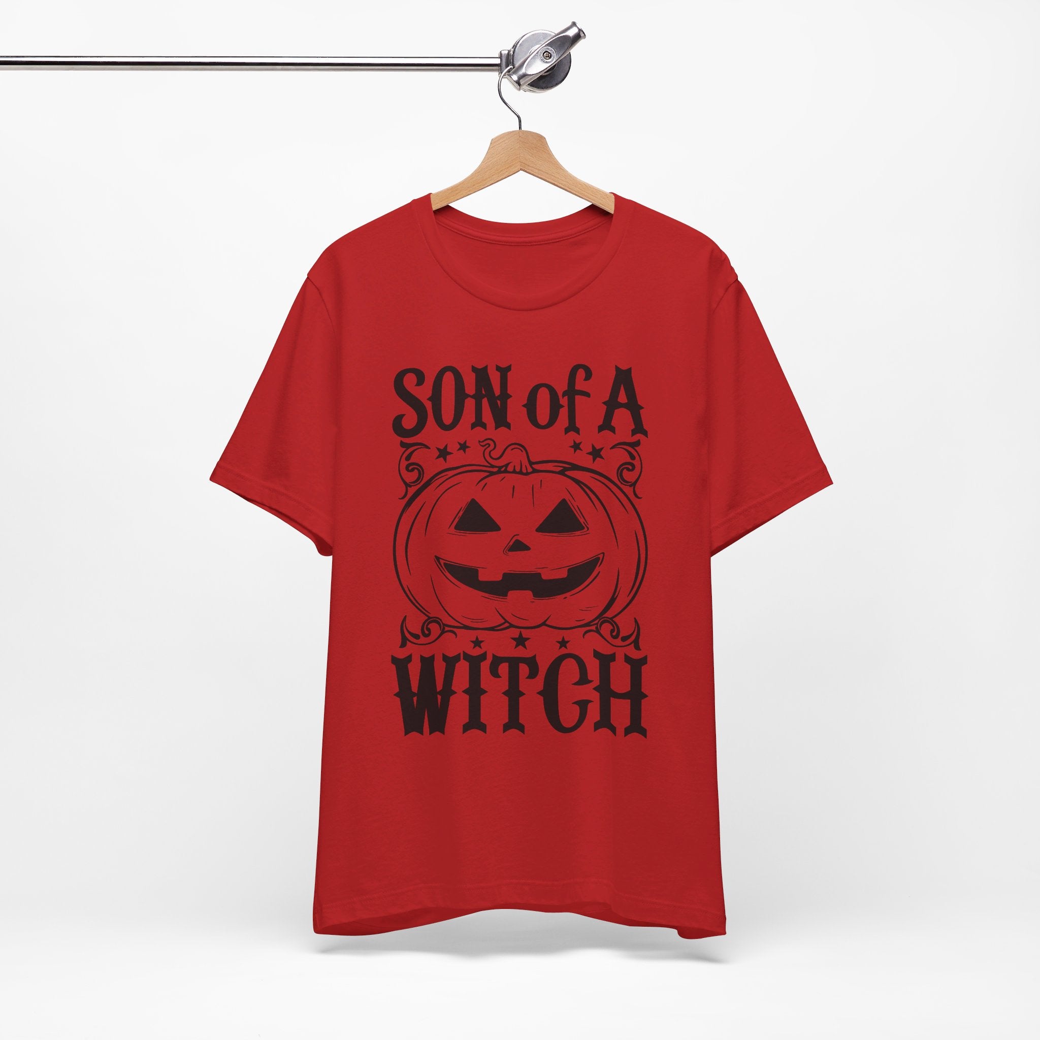 Son Of A Witch Dark Mens Halloween Booteek Jersey Short Sleeve Tee