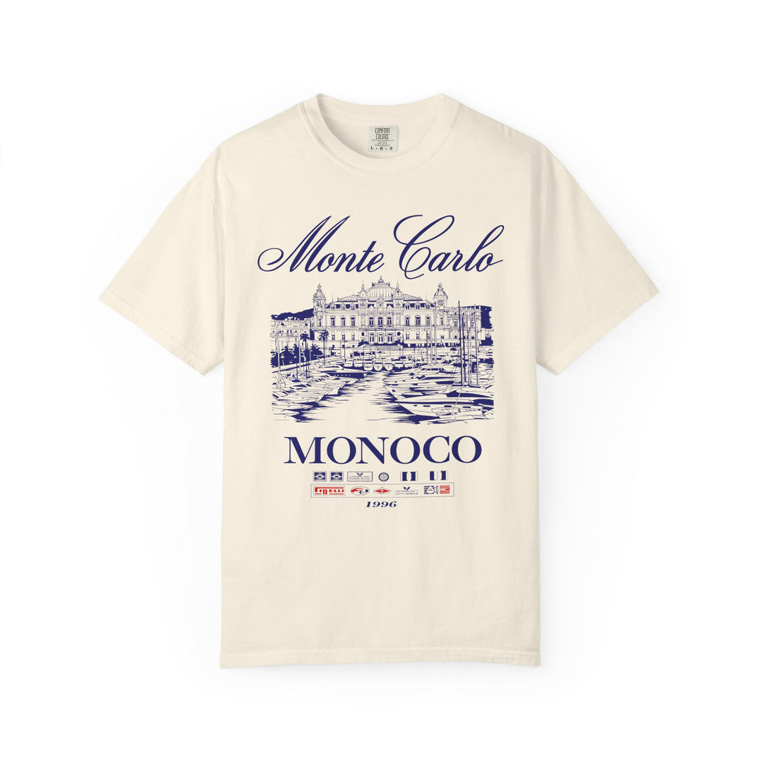 Monte Carlo Monaco Hotel Mens WUNDERLAND Heritage Short Sleeve Tee