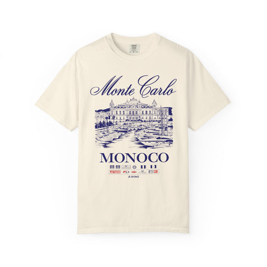 Monte Carlo Monaco Hotel Mens WUNDERLAND Heritage Short Sleeve Tee