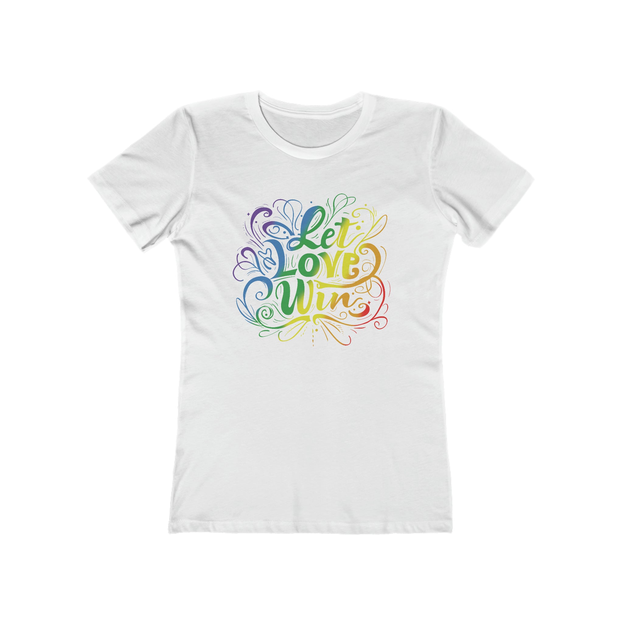 Let Love Win Womens Pride 24 Graphic Tee