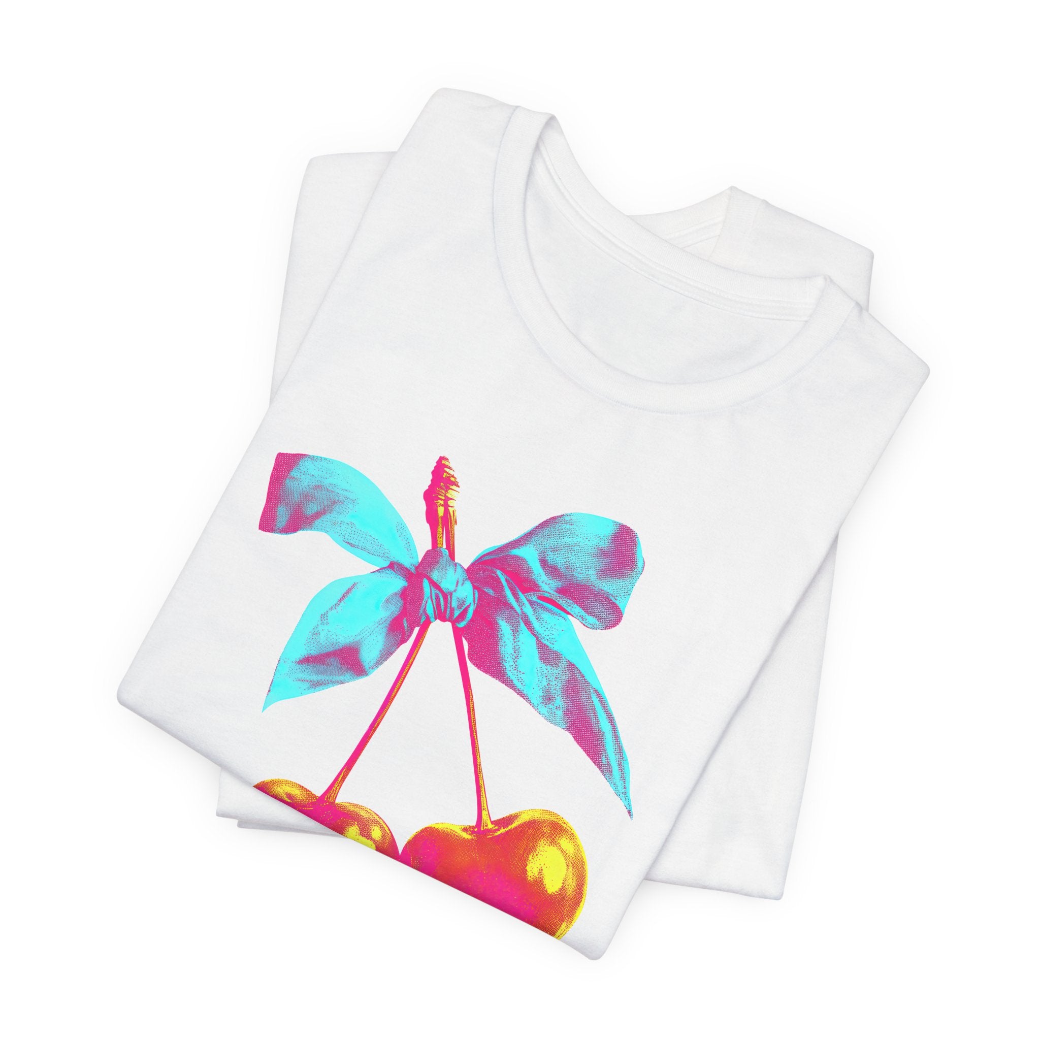 BOW CHERRIES Vintage Womens L'Atomique Graphic Tee