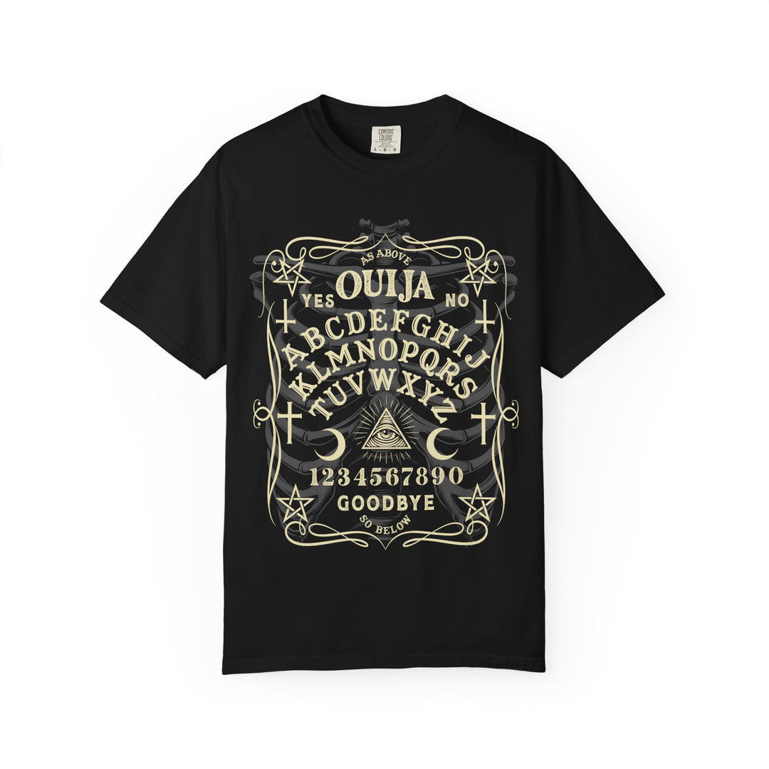 Ouija Ribcage Mens WUNDERLAND Backyard Dept Halloween Booteek Short Sleeve Tee