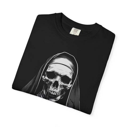 The NUN Skull Mens WUNDERLAND  Halloween Booteek Short Sleeve Tee