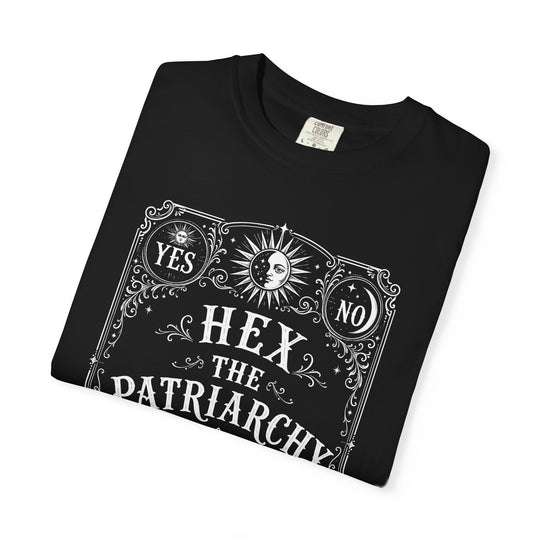 "Hex the Patriarchy" Ouija-Inspired Womens WUNDERLAND Halloween Booteek Short Sleeve Tee