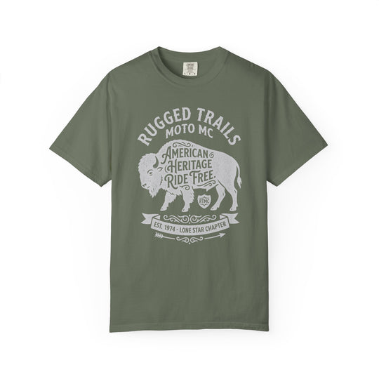Rugged Trail MC Moto Club Mens WUNDERLAND Heritage Short Sleeve Tee