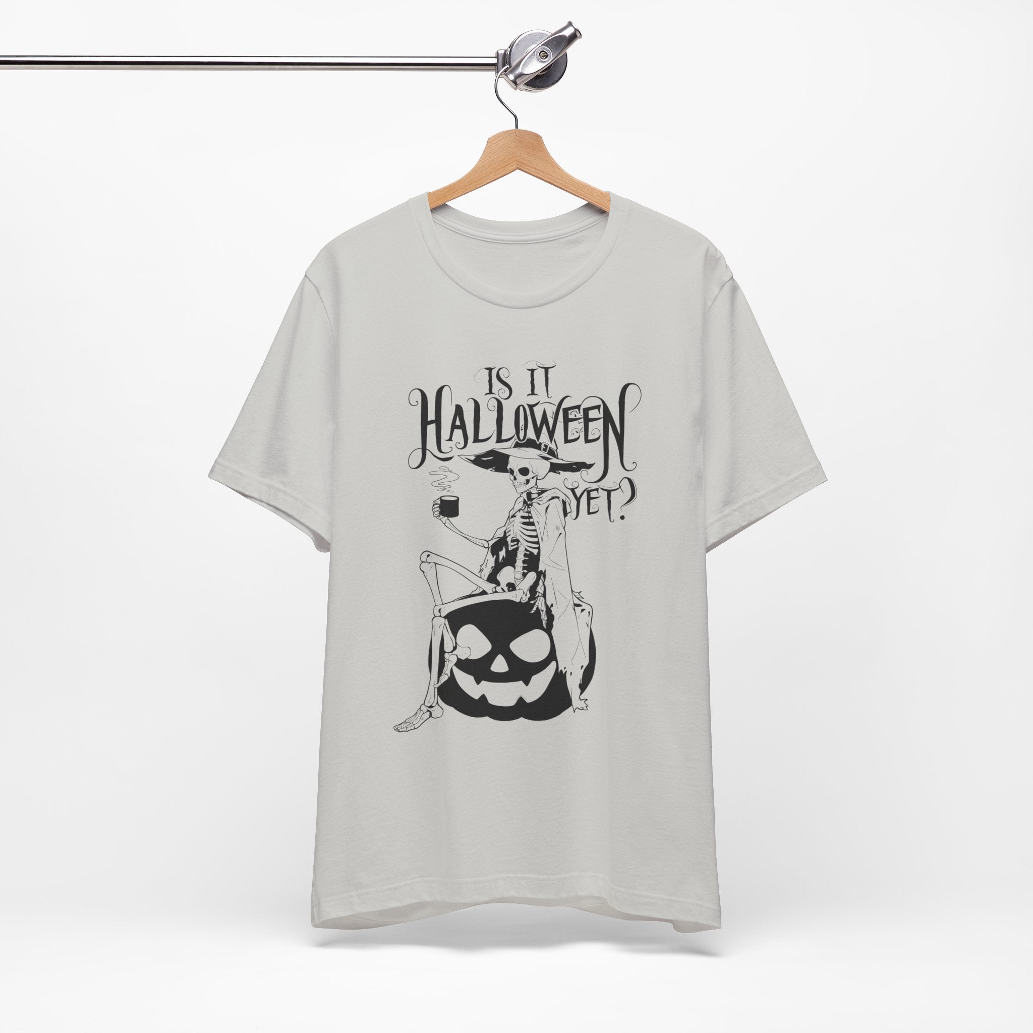 Is It Halloween Yet Witch Pumpkin Womens Halloween Booteek Jersey Short Sleeve Tee