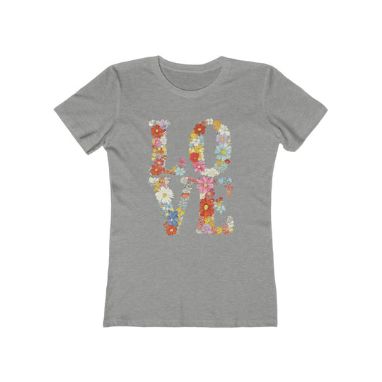 Love In Floral Letters Womens L&