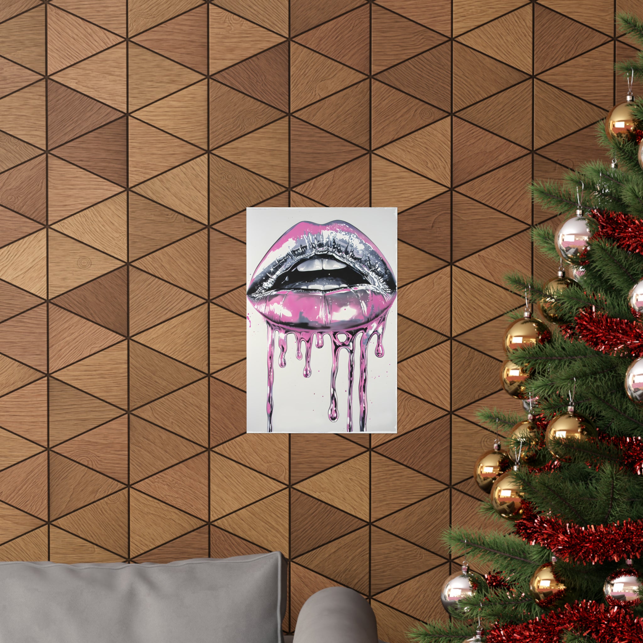 L'Atomique Lips Atomyk POP Premium Matte Vertical Poster