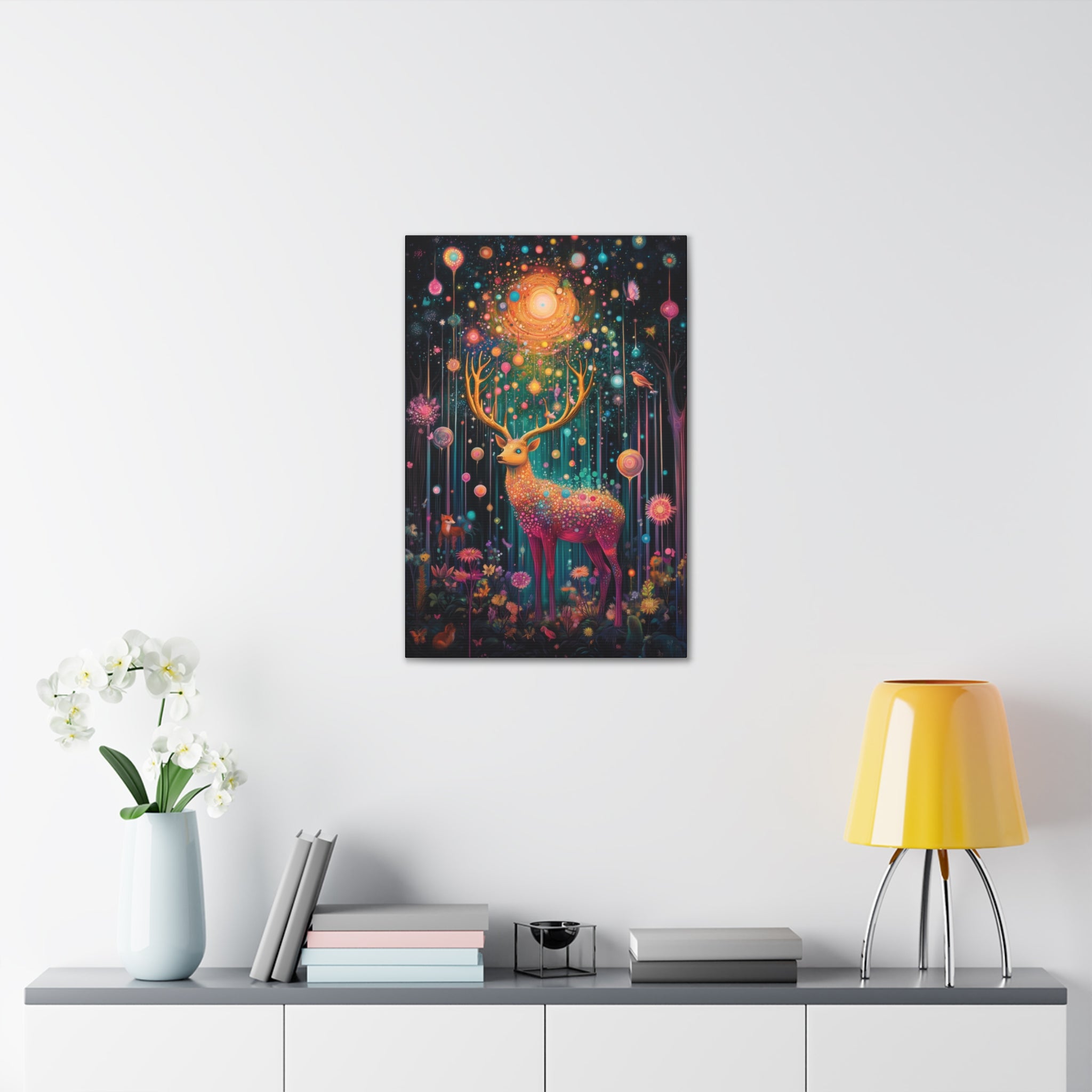 Luminous Woodlands Canvas Print