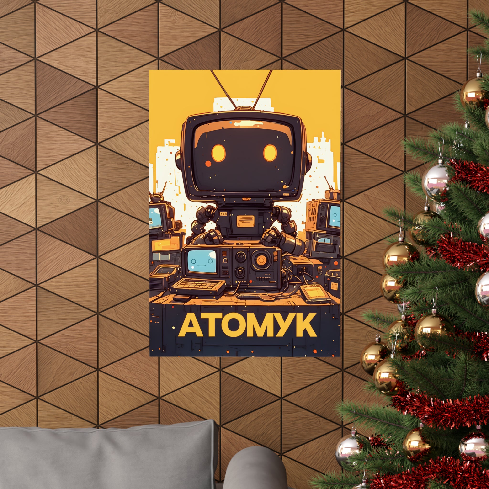 Overtime Atomyk POP Premium Matte Vertical Poster