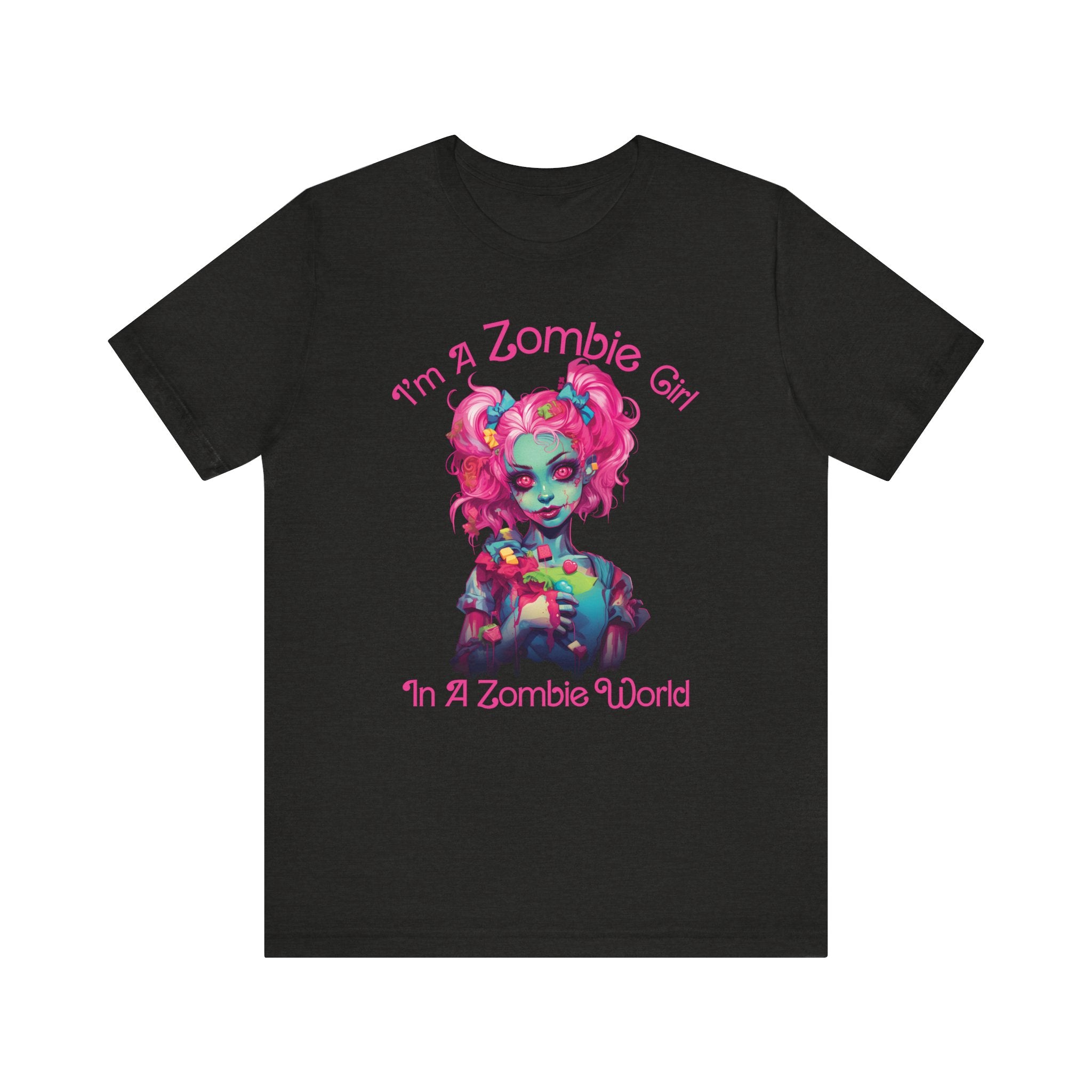 I’m a Zombie Girl Womens Halloween Booteek Jersey Short Sleeve Tee