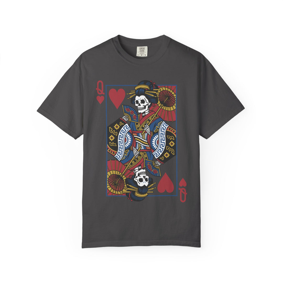 Geisha Queen Of Hearts Mens ATOMYK Short Sleeve Tee