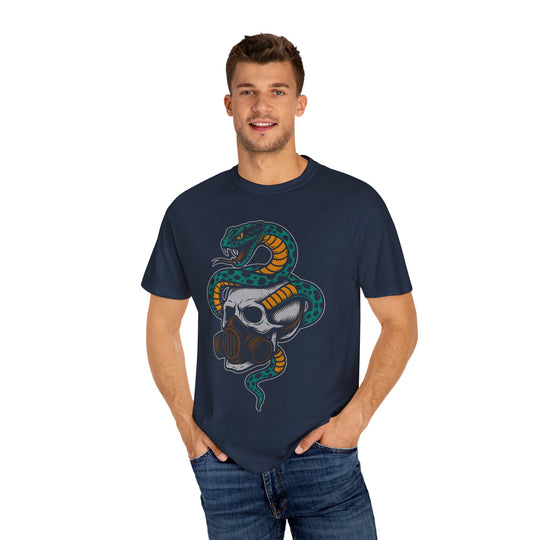 VIPER GASMASK TEAL Mens ATOMYK Short Sleeve Tee
