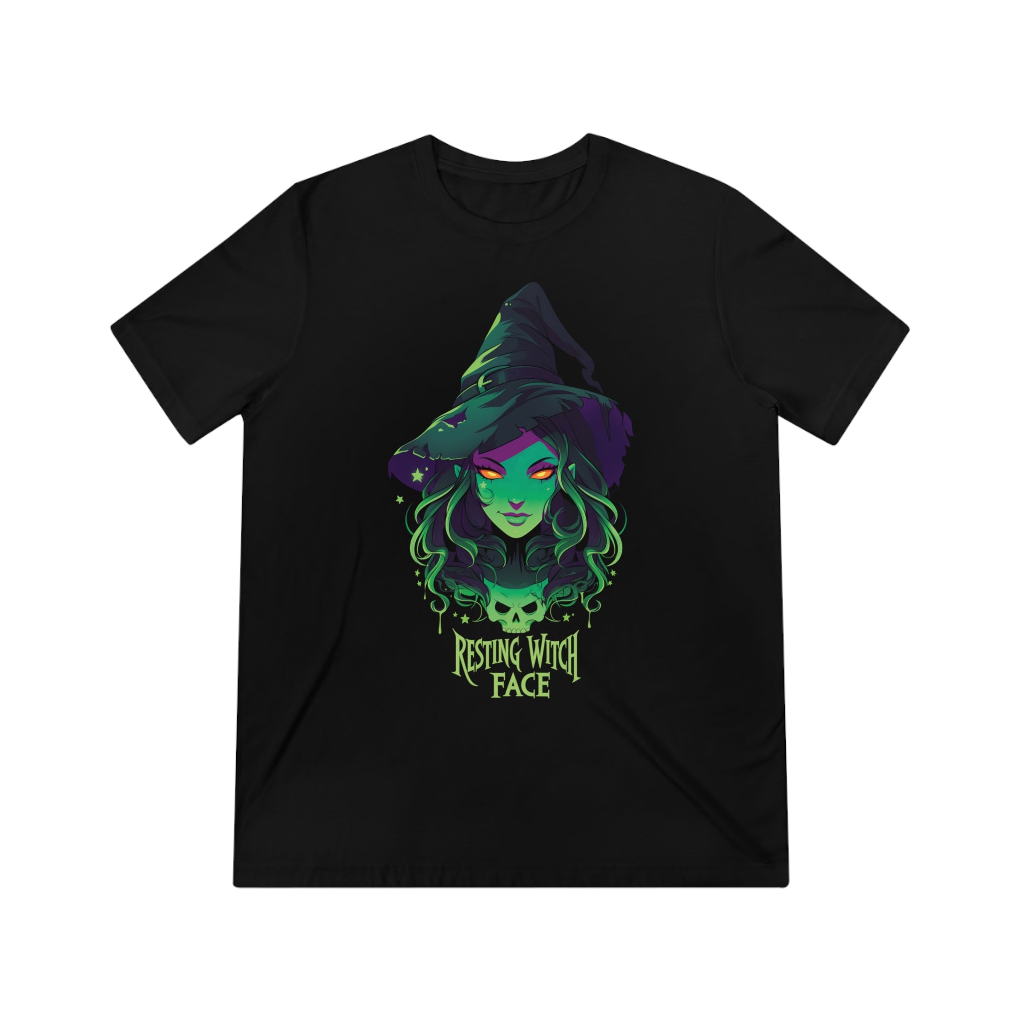 Resting Witch Fast Wicked Witch Womens Halloween Booteek Triblend Tee