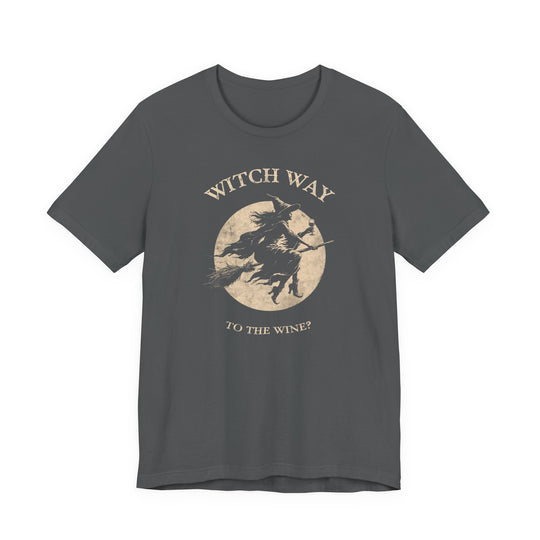 Witch Way To The Wine?  Vintage Witch Moon Women&