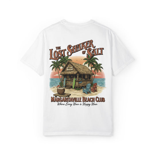 Lost Shaker Of Salt Beach Club Mens AQUA VIDA Short Sleeve Tee