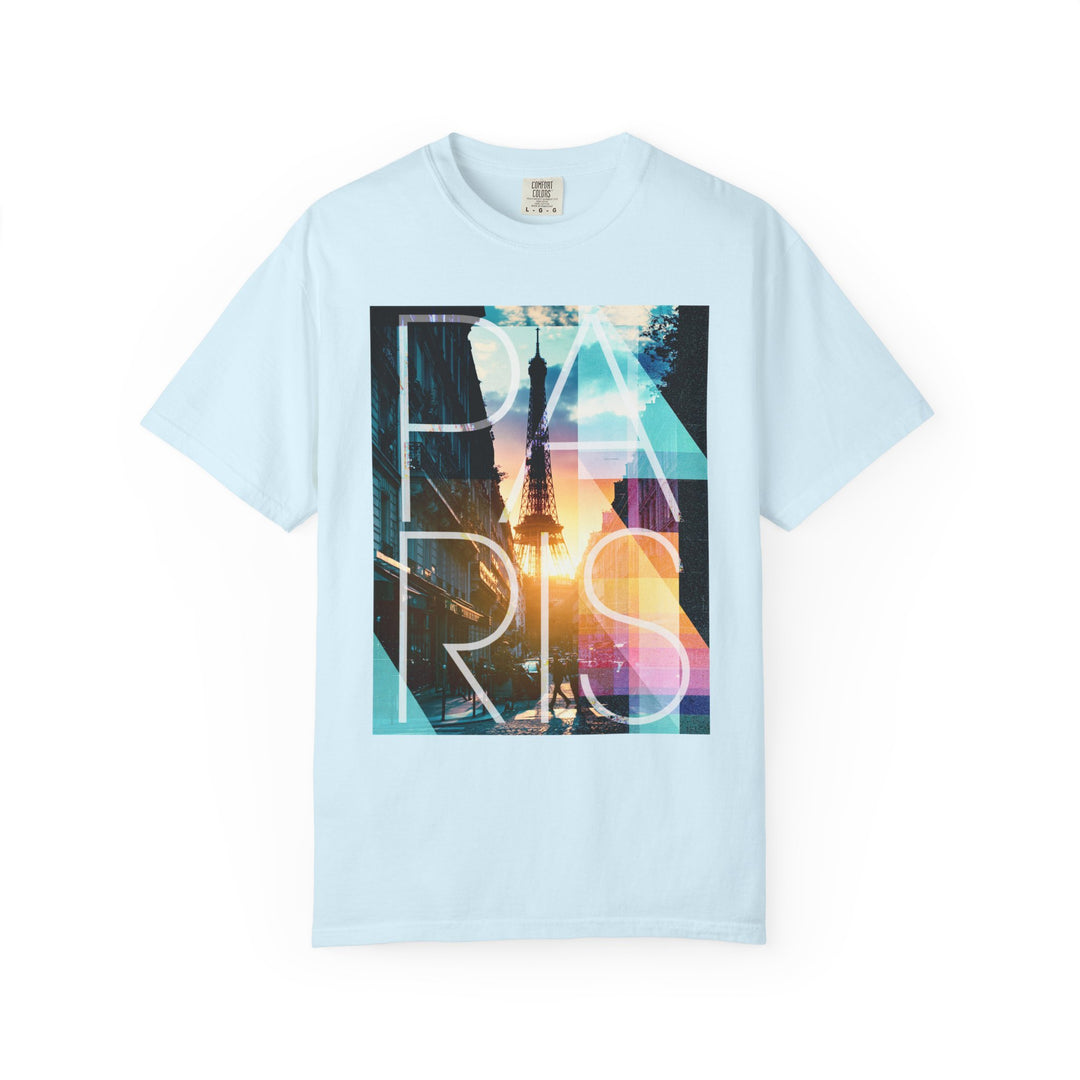 Paris Sunset Geo Eiffel Photo Womens L&