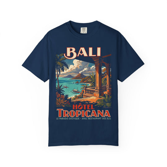 Vintage Bali Hotel Mens WUNDERLAND Heritage Short Sleeve Tee