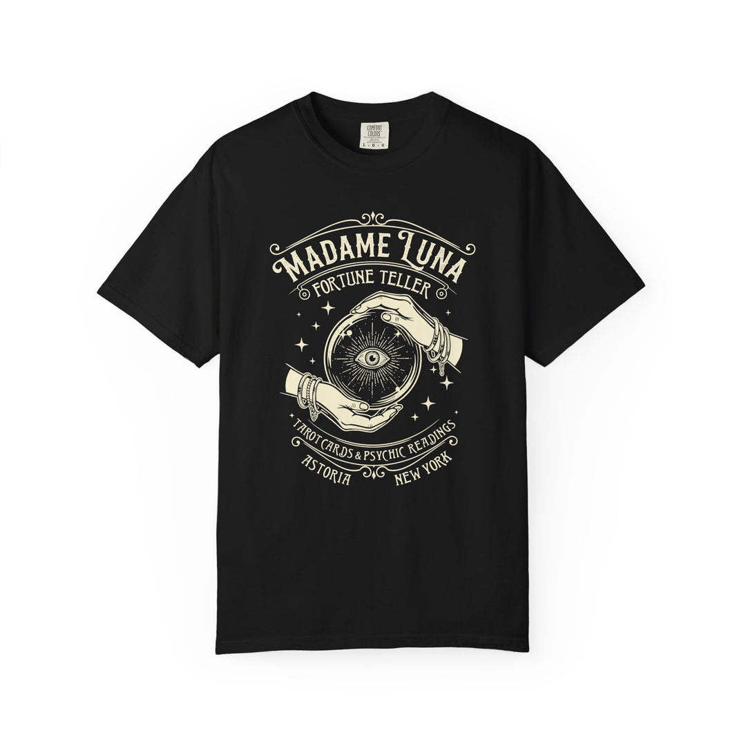 Madame Luna Fortune Teller Womens WUNDERLAND Backyard Dept Halloween Booteek Short Sleeve Tee