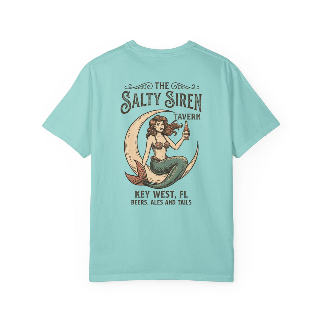 Salty Siren Tavern Mens AQUA VIDA Short Sleeve Tee