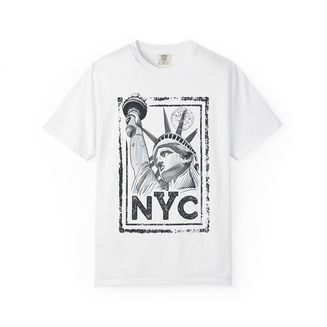 NYC LIBERTY STATUE VINTAGE Mens WUNDERLAND Heritage Short Sleeve Tee