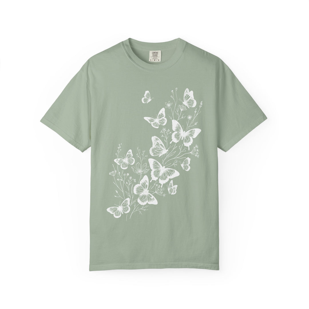 Butterfly Bouquet Womens L'Atomique Relaxed Fit Comfort Colors Graphic Tee
