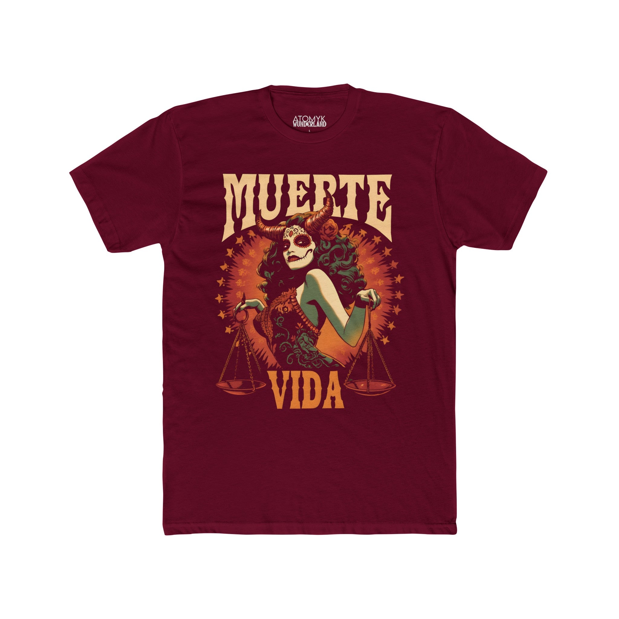 Lady Justice Mens Muerte Graphic Tee