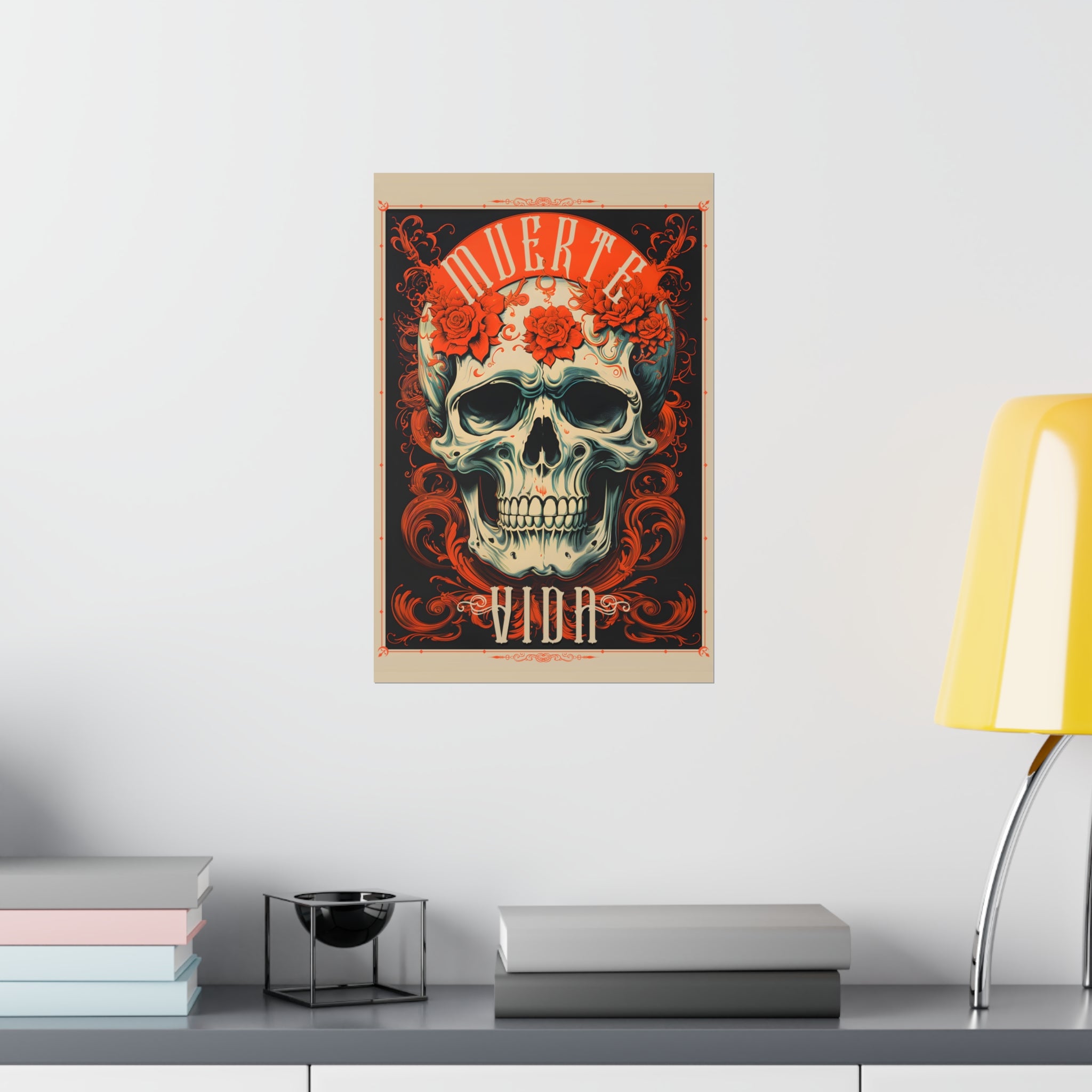 Muerte Vida Mortal Lux Premium Matte Vertical Poster