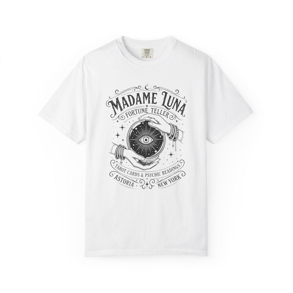 Fortune Teller "Madame Luna" Crystal Ball Womens WUNDERLAND Halloween Booteek Short Sleeve Tee